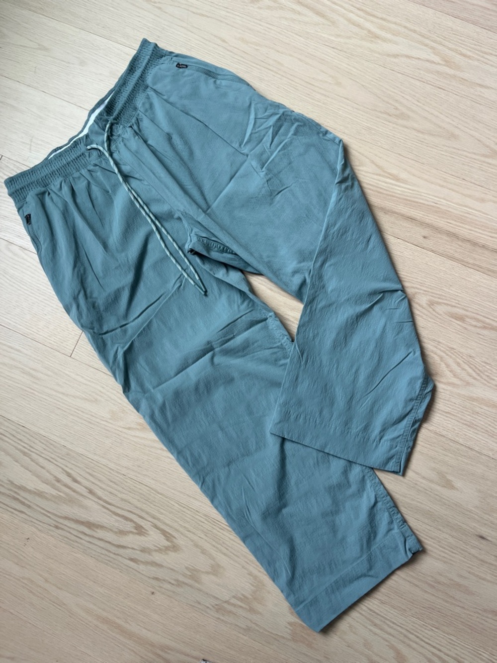 Athleta Cropped Drawstring Pants - Slate Blue
